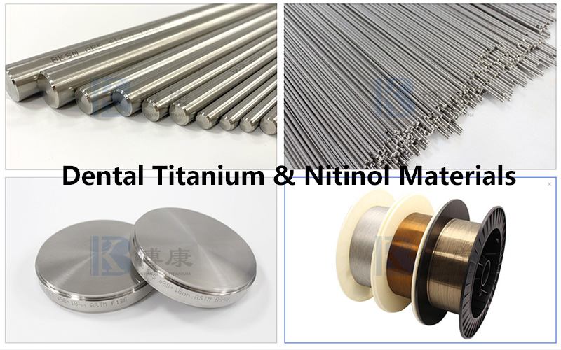 Bahan Titanium & Nitinol Gigi untuk Aplikasi Implan dan Pemulihan