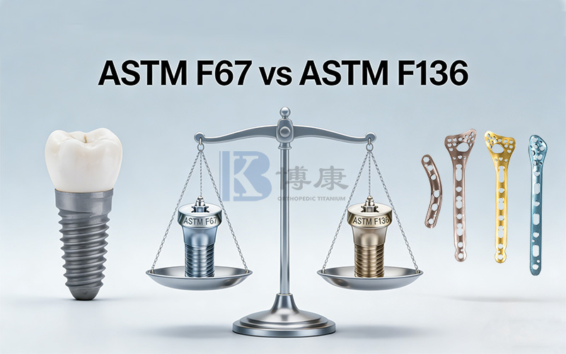 ASTM F67 vs ASTM F136: Panduan Komprehensif Bahan Titanium Medis
